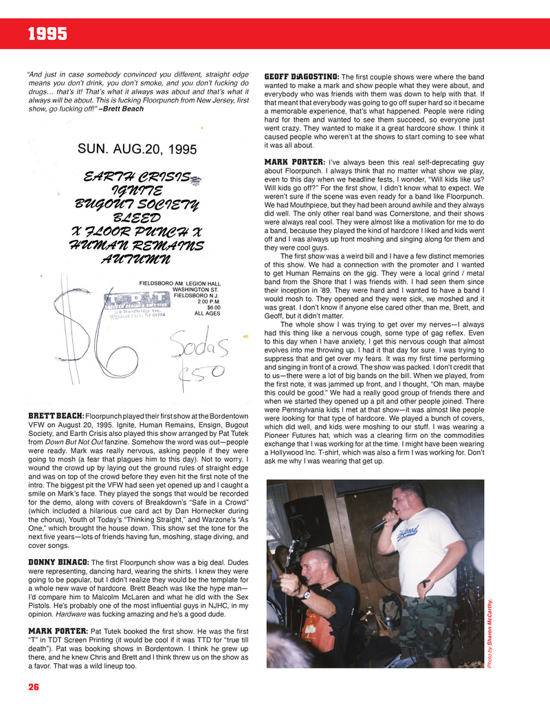 Floorpunch "No Exceptions: 1995-2000" -  Book (Second Edition)