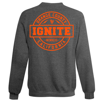 Ignite "Lightning (Charcoal)" - Crew Sweatshirt