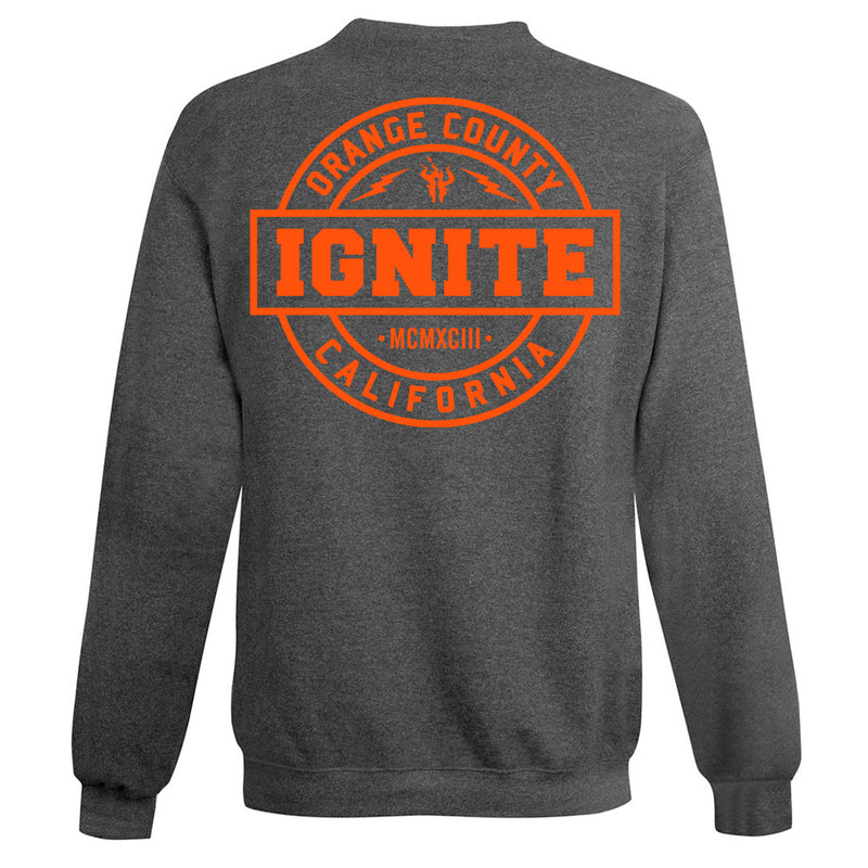 Ignite "Lightning (Charcoal)" - Crew Sweatshirt