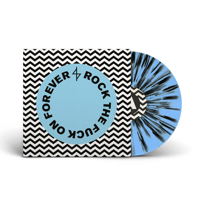 PWIG001-1/2 Angel Dust "Rock The Fuck On Forever" LP/CD Album Artwork