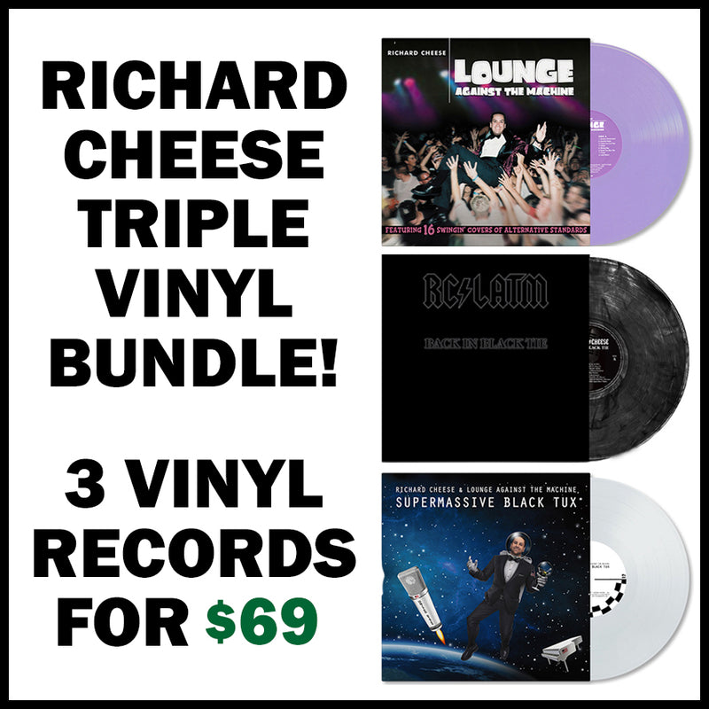 Richard Cheese "Triple Vinyl" - Bundle