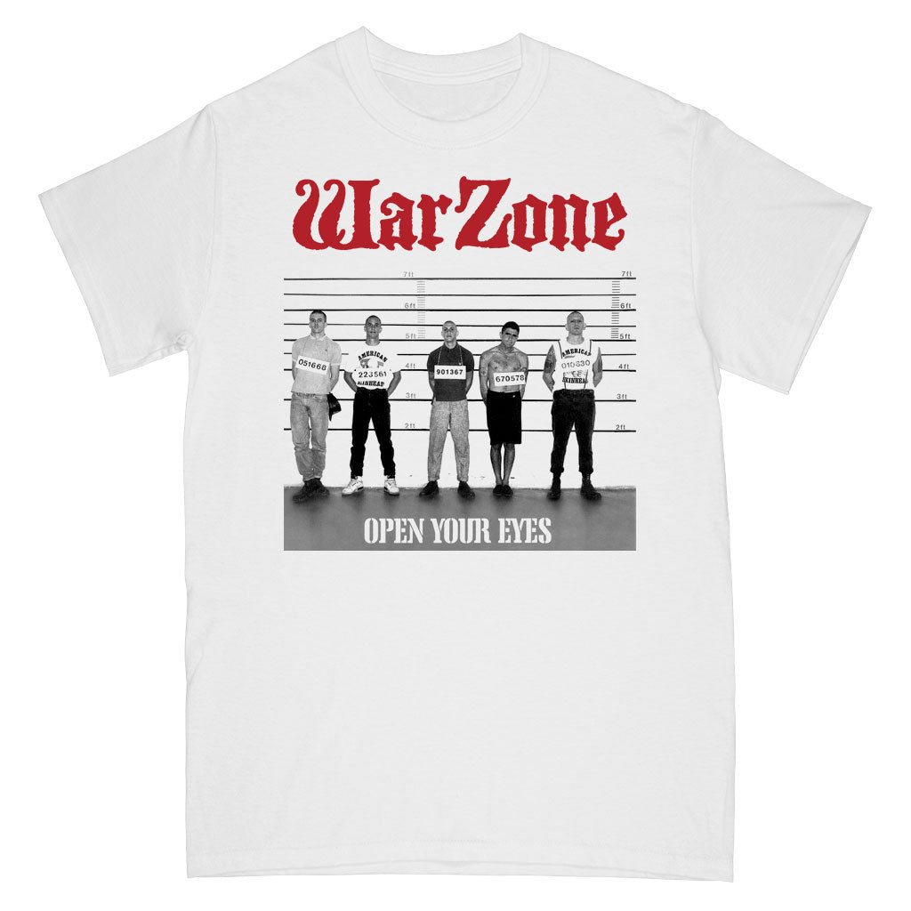 Warzone "Open Your Eyes (White)" - T-Shirt