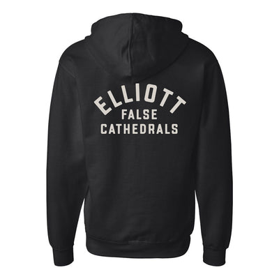 Elliott "False Cathedrals" - Zipper Hooded Sweatshirt