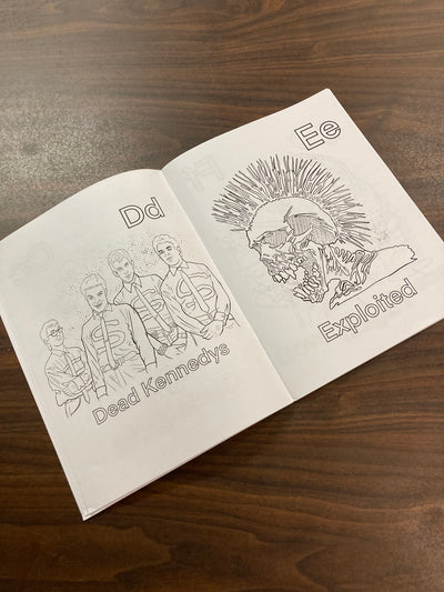 Briteside "#2: The Colors Of Punk Rock A-Z" - Coloring Book
