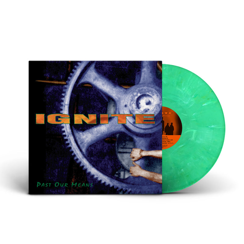 REV054-1 Ignite "Past Our Means" 12"ep Album Artwork