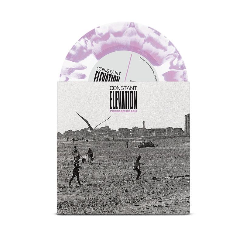 REV183-1 Constant Elevation "Freedom Beach" 7" Album Artwork