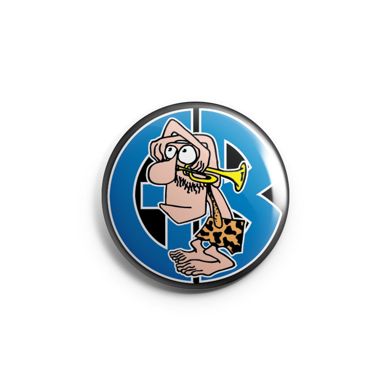 REVBTN012A Gorilla Biscuits "Mustache Man" -  Button 