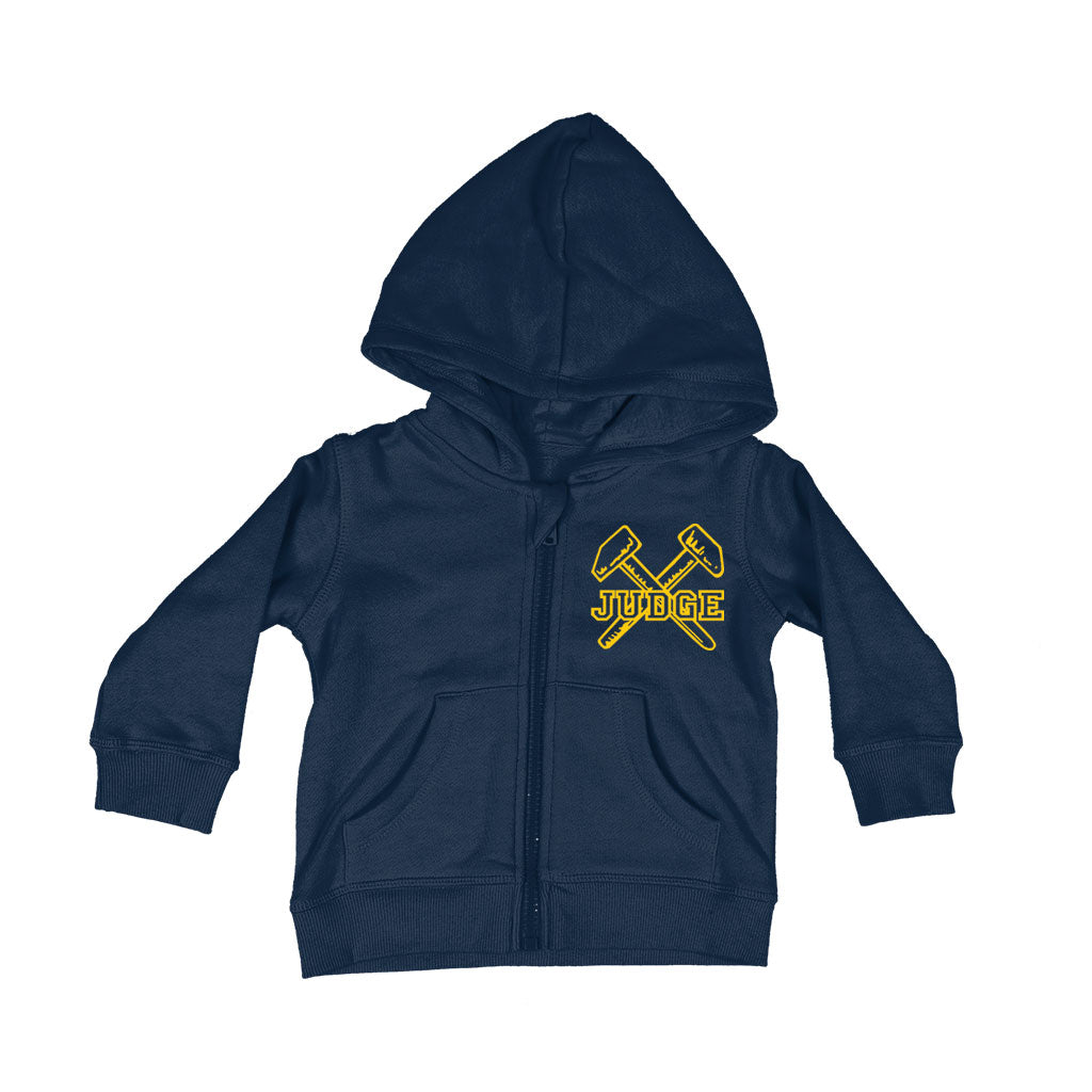 Judge "Logo" - Baby Zipper Hooded Sweatshirt