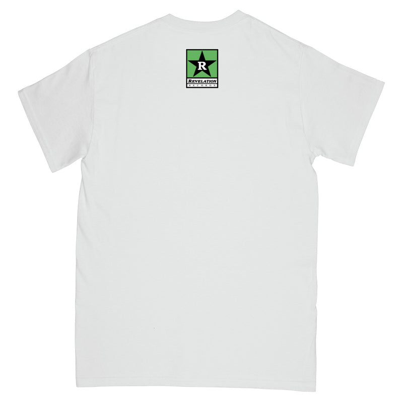 REVSS73AS The Nerve Agents "Live Photo (White)" - T-Shirt Front