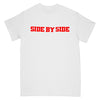 Side By Side "Side By Side By Side (White)" - T-Shirt