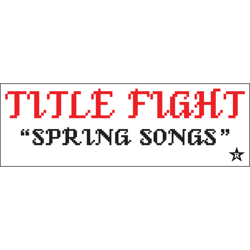 REVST154 Title Fight "Spring Songs" - Sticker