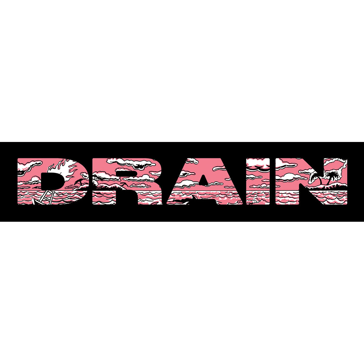REVST182 Drain  "Logo" - Sticker 