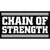 Chain Of Strength "Logo (Medium Black)" - Sticker