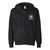 Revelation Records "Logo (Black)" - Zipper Hooded Sweatshirt