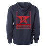 Revelation Records "Logo (Navy)" - Zipper Hooded Sweatshirt