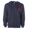 Revelation Records "Logo (Navy)" - Zipper Hooded Sweatshirt