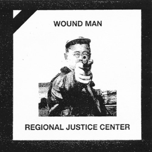 AA86-1 Wound Man / Regional Justice Center "Split" 7" Album Artwork