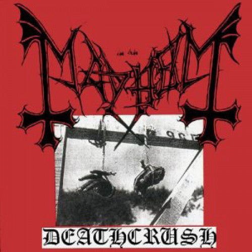 BOBV049-1 Mayhem "Deathcrush" 12"ep Album Artwork