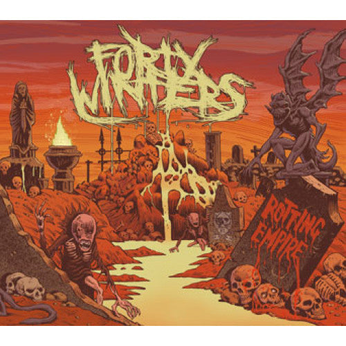 DETR021-2 Forty Winters "Rotting Empire" CD Album Artwork