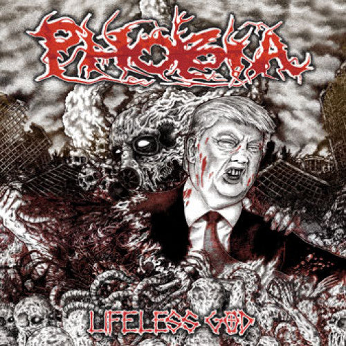 DPS265-1 Phobia "Lifeless God" LP Album Artwork