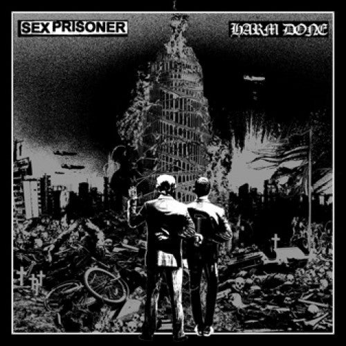 DPS282-1 Sex Prisoner / Harm Done "Split" LP Album Artwork