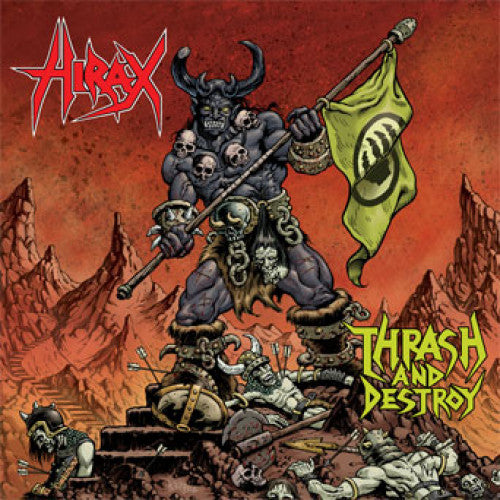 DPS89.5-1 Hirax "Thrash And Destroy" 2XLP Album Artwork