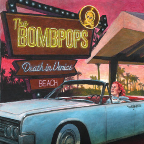FAT133-2 The Bombpops "Death In Venice Beach" CD Album Artwork