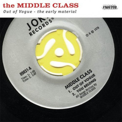 FRO078-1 The Middle Class "Out Of Vogue "The Early Material" LP Album Artwork