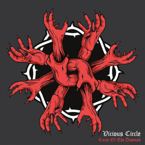 NLY015-1 Vicious Circle (Australia) "Circle Of The Doomed" 7" Album Artwork