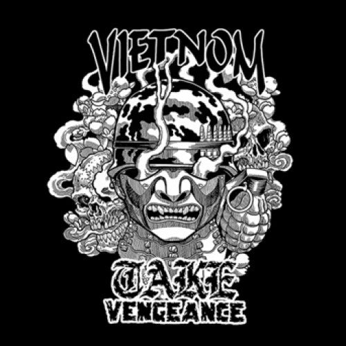 PTFL005-1 Vietnom / Take Vengeance "Split" 7" Album Artwork