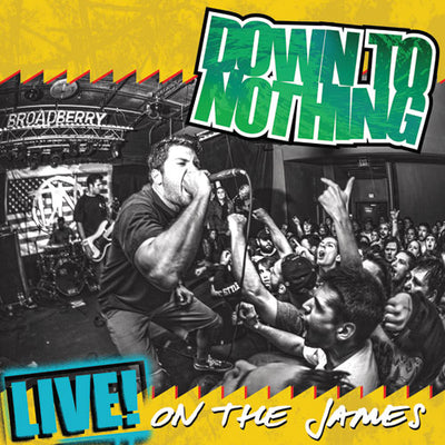 REV165/A-1 Down To Nothing "Live! On The James" LP Album Artwork