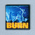 REVMAG022 Burn "s/t" -  Magnet (1.5" Square Magnet)