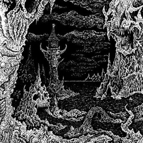 RR4210-1 Exhumed / Gatecreeper "Split" 10" Album Artwork
