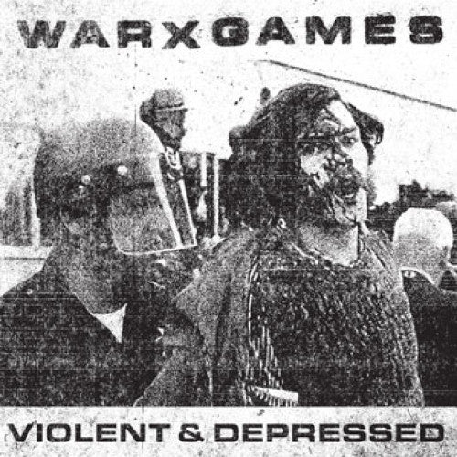 RXR061-1 Warxgames "Violent & Depressed" 7" Album Artwork