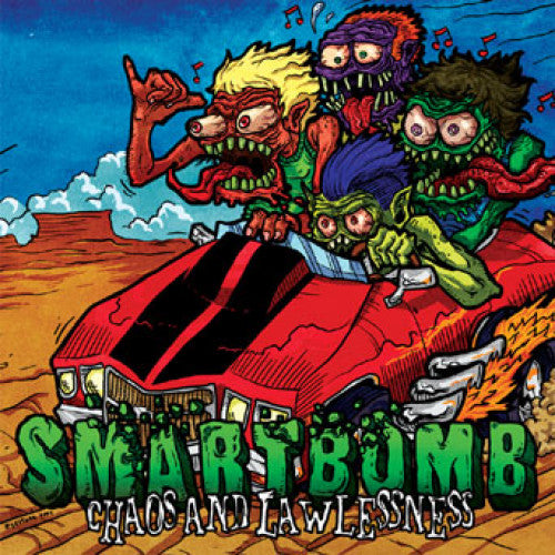 TF031-2 Smartbomb "Chaos And Lawlessness" CD Album Artwork