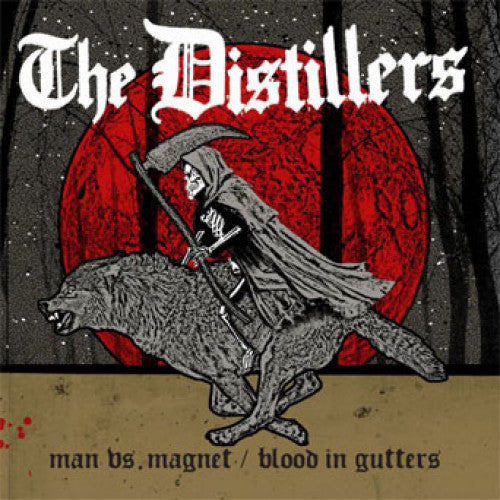 THMR582-1 The Distillers "Man Vs. Magnet b/w Blood In Gutters" 7" Album Artwork
