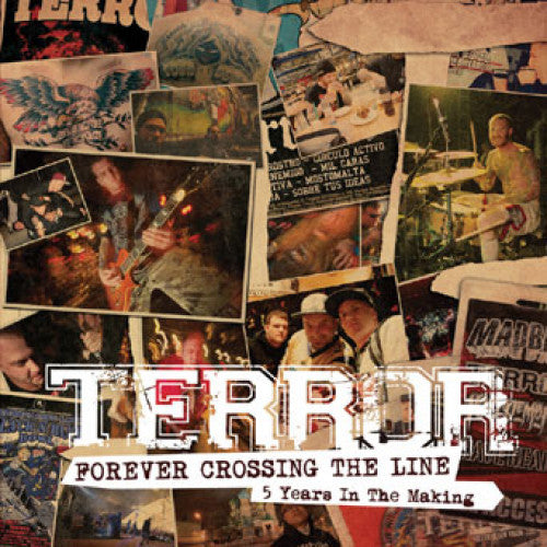 TK122-2 Terror "Forever Crossing The Line: 5 Years In The Making" CD Album Artwork