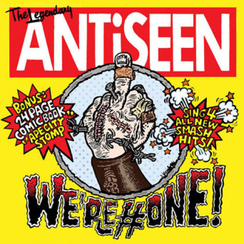 TKO16001-1 Antiseen "We're # One!" 12"ep Album Artwork