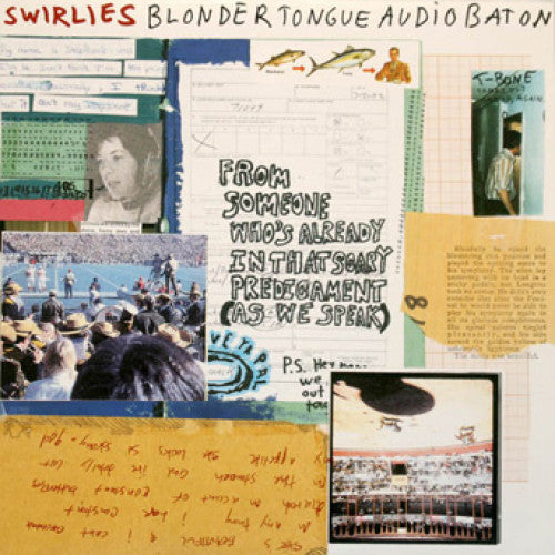 TNG067-1 Swirlies "Blonder Tongue Audio Baton" LP Album Artwork
