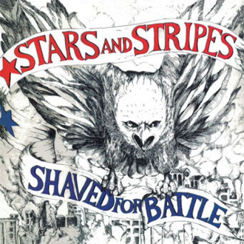 TNG112 Stars And Stripes "Shaved For Battle" LP/CD Album Artwork